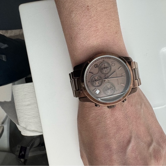 Michael Kors Brown Chronograph Watch - Picture 5 of 5